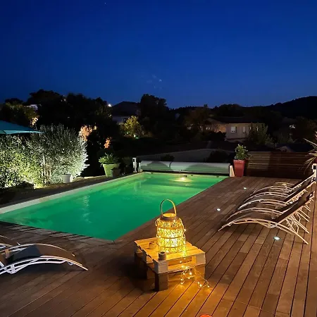 Villa Amacali Vue Piscine Chauffee Climatisee Sainte-Lucie de Porto-Vecchio