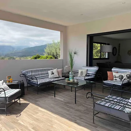 Villa Amacali Vue Piscine Chauffee Climatisee Sainte-Lucie de Porto-Vecchio